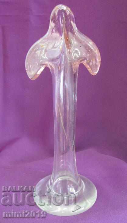 Art Nouveau Secession Crystal Vase with price 90.00 BGN | € 46.02