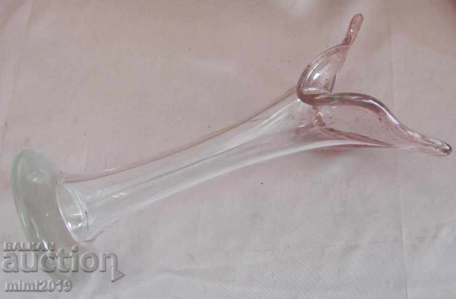 Art Nouveau Secession Crystal Vase - 5
