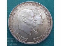 Denmark 5 Crowns 1960 Rare coin