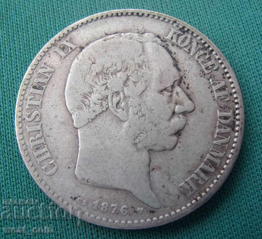 Дания 2 Крони 1876 Рядка монета с цена € 33.23 | 64.99 лв. Дания 2 Крони 1876 Рядка монета с цена € 33.23 | 64.99 лв.