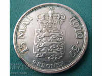 Denmark 2 Crowns 1937 Rare coin