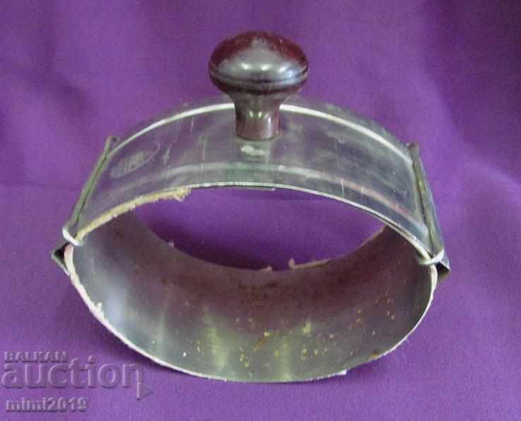 Антикварна Метална Мастилница за Мастило Масонски Символ - 5 Антикварна Метална Мастилница за Мастило Масонски Символ - 5