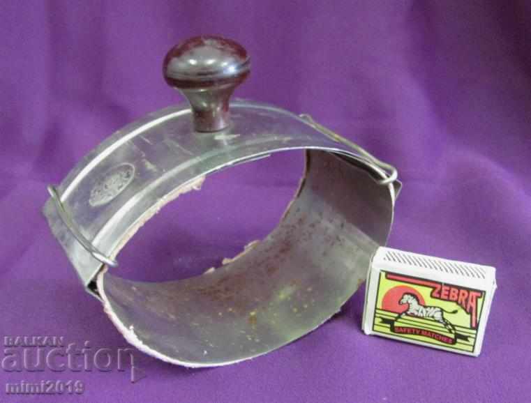 Антикварна Метална Мастилница за Мастило Масонски Символ - 7 Антикварна Метална Мастилница за Мастило Масонски Символ - 7