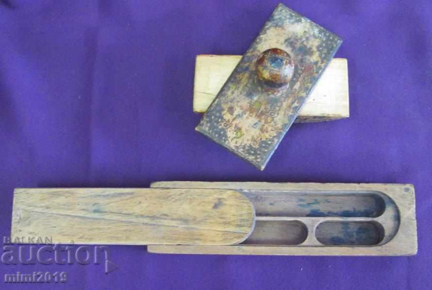 Licitație Set de scris din lemn din secolul al XIX-lea