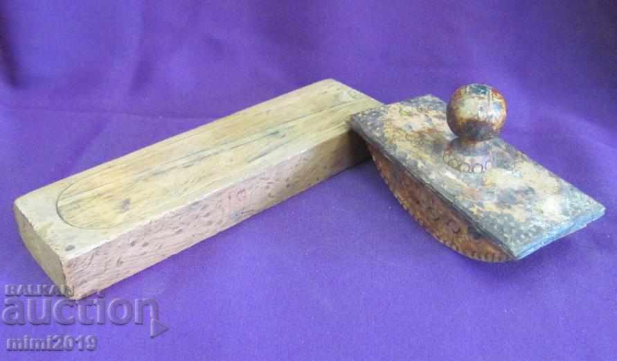 Set de scris din lemn din secolul al XIX-lea - 5