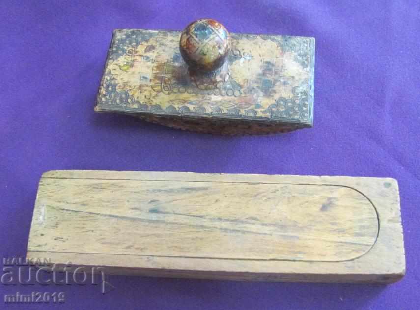 Set de scris din lemn din secolul al XIX-lea - 6