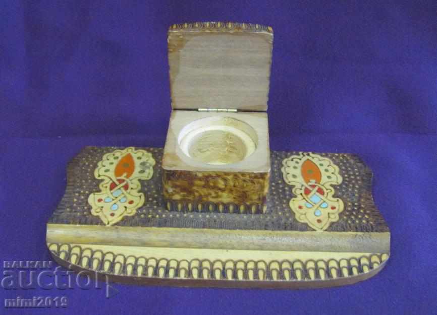 19th Century Wooden Writing Set - 7 19th Century Wooden Writing Set - 7