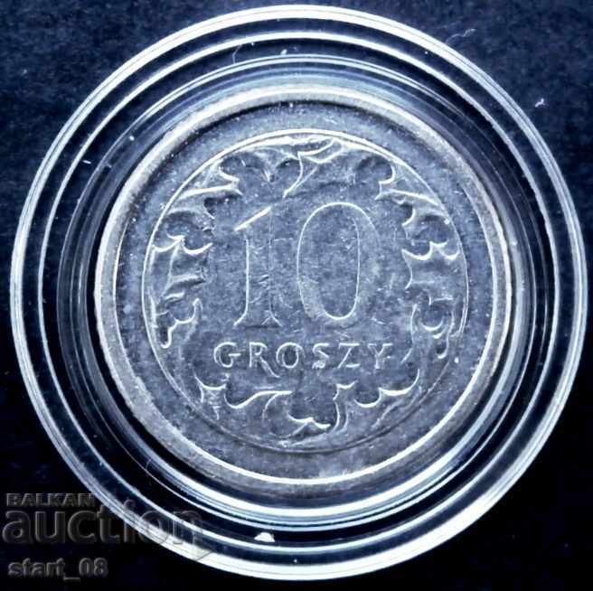 Полша 10 гроша 2007