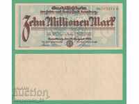 (¯` '• .¸GERMANIYA (Hamburg) 10 milioane de mărci anul 1923. •' '°)