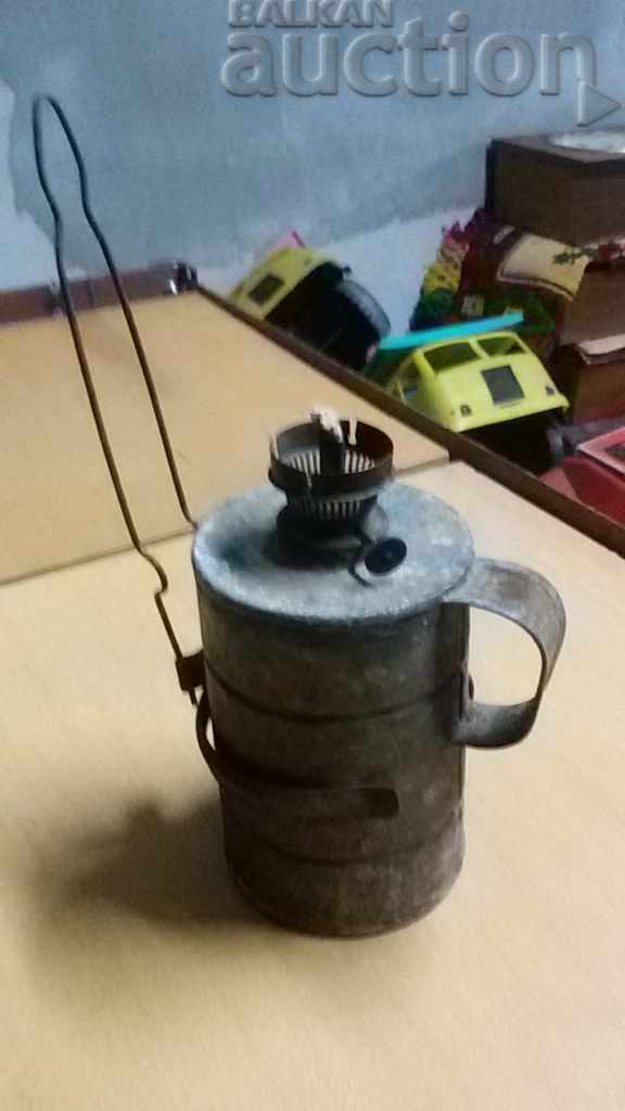 felinar cu lampă de gaz vintage WW2 WWII