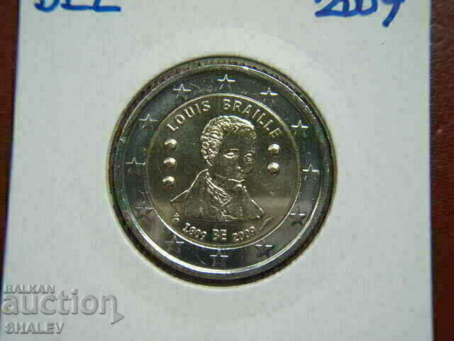Auction 2 euro 2009 Belgium "Braille" /Belgium/ - Unc (2 euro) Auction 2 euro 2009 Belgium "Braille" /Belgium/ - Unc (2 euro)