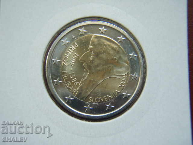 2 euro 2008 Slovenia "Trubar" - Unc (2 euro) with price 13.89 BGN | € 7.10 2 euro 2008 Slovenia "Trubar" - Unc (2 euro) with price 13.89 BGN | € 7.10