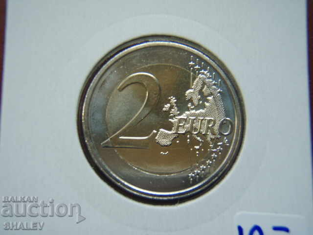 2 euro 2009 Luxembourg "90 years" /Люксембург/- Unc (2 евро) - 5