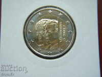 2 euro 2009 Luxembourg "90 years" /Люксембург/- Unc (2 евро)