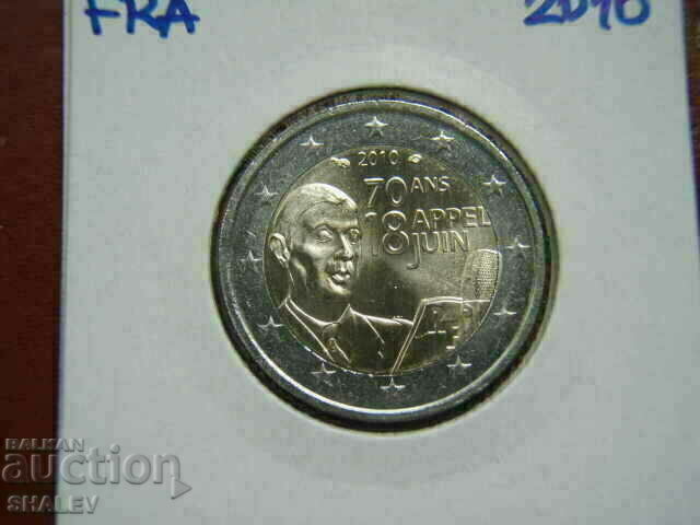 2 euro 2010 France "70 years" /France/ - Unc (2 euro) with price 14.89 BGN | € 7.61 2 euro 2010 France "70 years" /France/ - Unc (2 euro) with price 14.89 BGN | € 7.61
