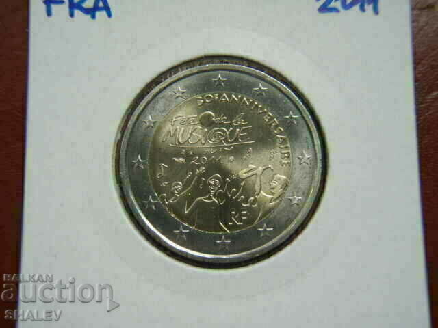 Auction 2 euro 2011 France "30 years mussique" /France/ - (2 euro) Auction 2 euro 2011 France "30 years mussique" /France/ - (2 euro)