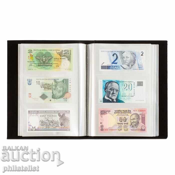 Leuchtturm Vario negru pentru 300 bancnote cu 100 foi Leuchtturm Vario negru pentru 300 bancnote cu 100 foi