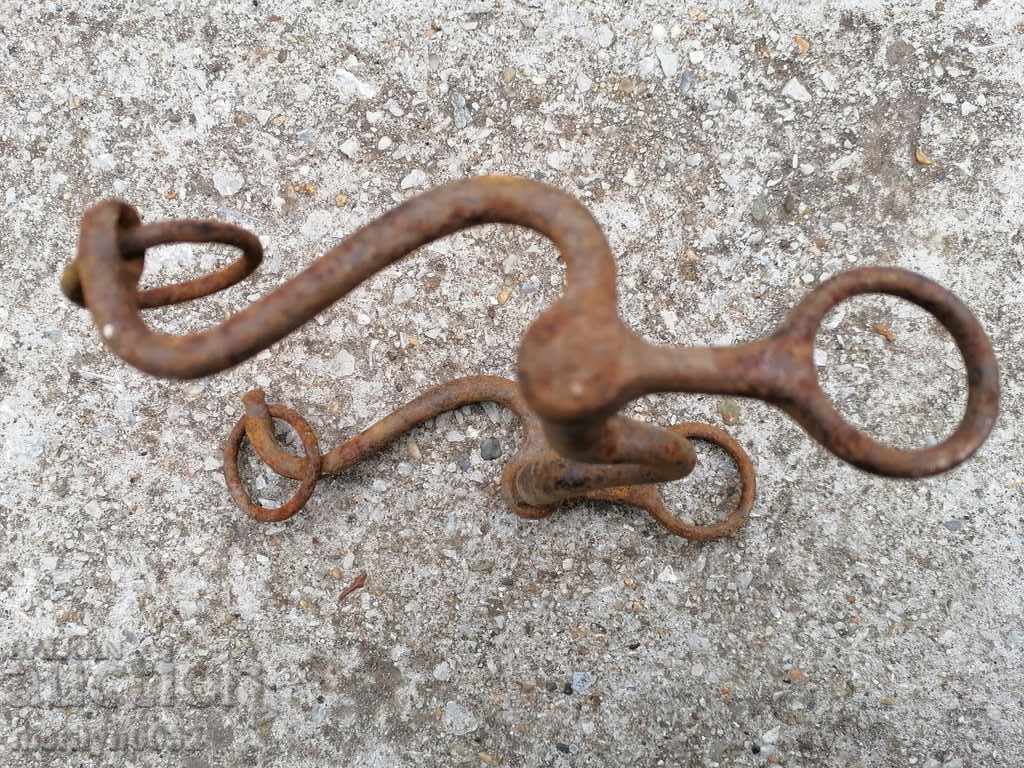 Auction Hand forged horse bridle wrought iron Auction Hand forged horse bridle wrought iron