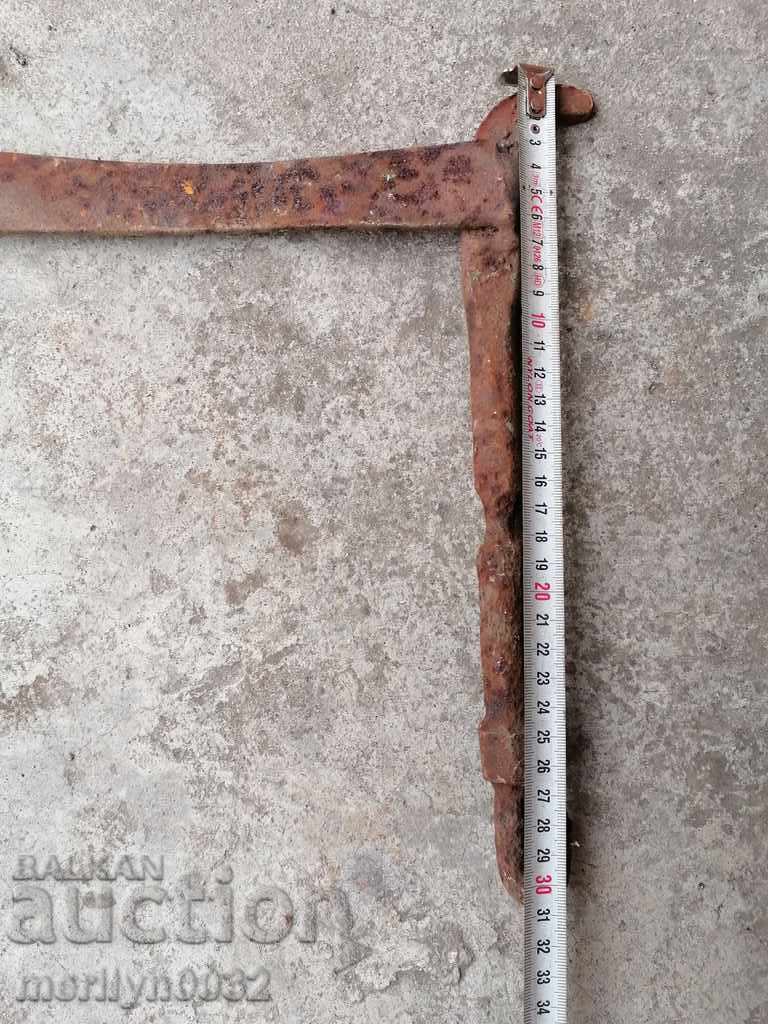 Hand-scraped scraper for wrought iron shoes - 6 Hand-scraped scraper for wrought iron shoes - 6