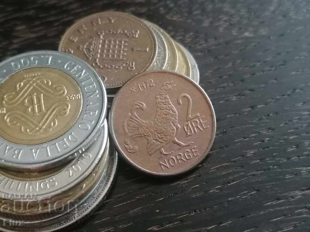 Νόμισμα - Νορβηγία - 2 χρόνια | 1972