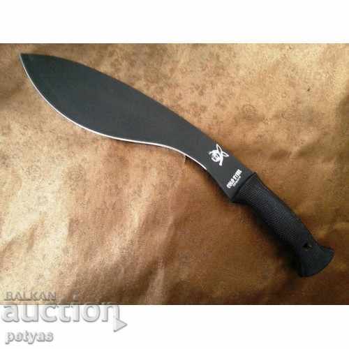 Μαχαίρι μπούκλες Ψυχρός χάλυβας μαύρο 300x440 mm