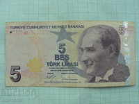 5 pounds 2009 - Turkey