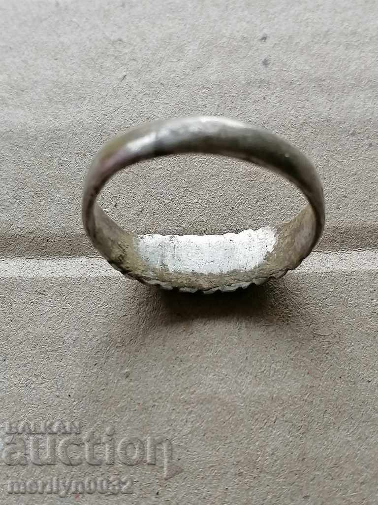 Auction Old Bulgarian ring beginning 20th century silver jewelry Auction Old Bulgarian ring beginning 20th century silver jewelry