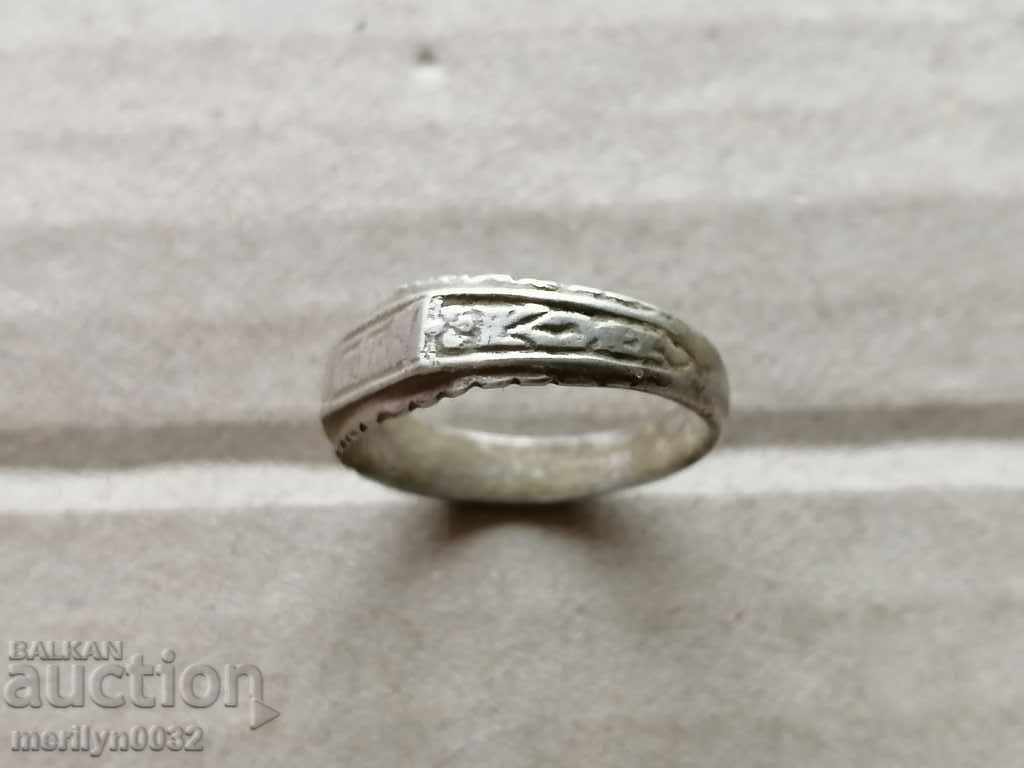 Delivery of Old Bulgarian ring beginning 20th century silver jewelry Delivery of Old Bulgarian ring beginning 20th century silver jewelry