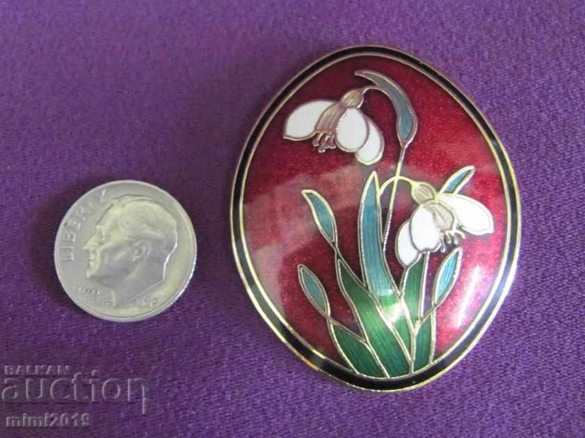 Vintage σμάλτο καρφίτσα για γυναίκες - 6 Vintage σμάλτο καρφίτσα για γυναίκες - 6