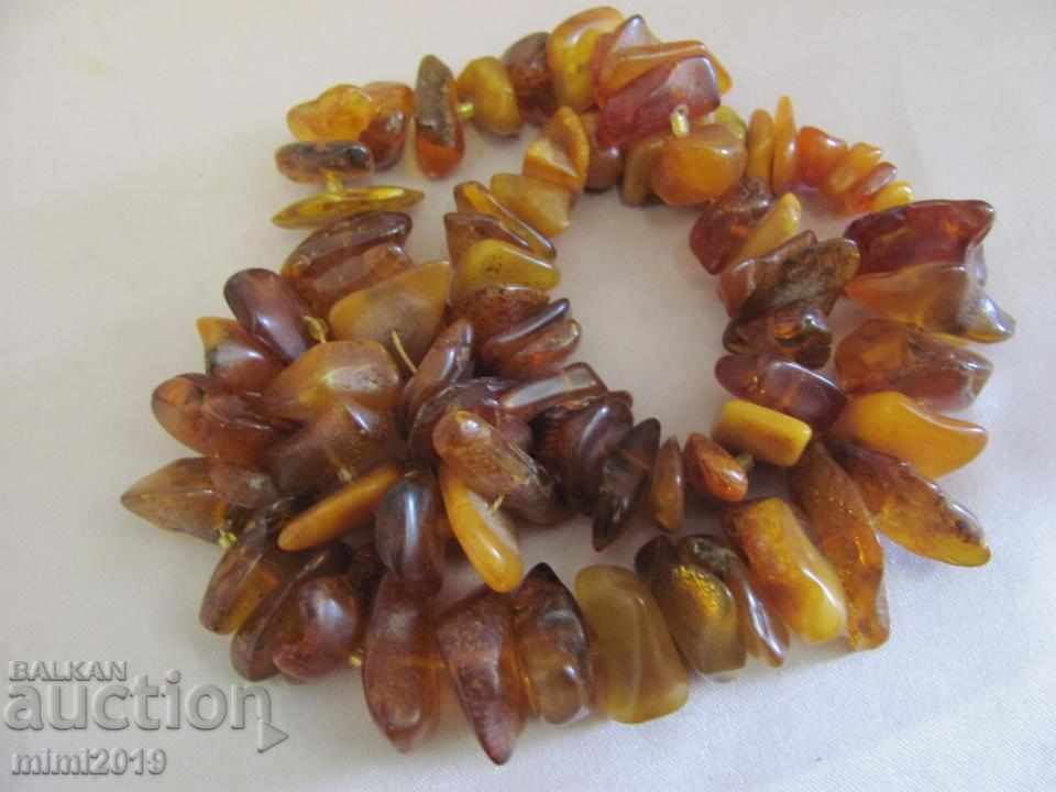 Auction Vintic Women's Necklace unprocessed amber 66 g. Auction Vintic Women's Necklace unprocessed amber 66 g.