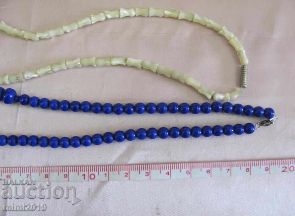 Screw 2 pcs. Women's Necklaces glass beads and mother of pearl - 7 Screw 2 pcs. Women's Necklaces glass beads and mother of pearl - 7