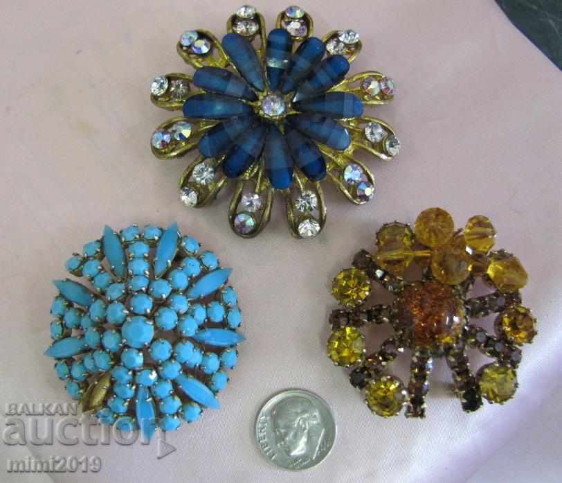 Vintic Women's Brooches Bohemia 3 pcs. - 7