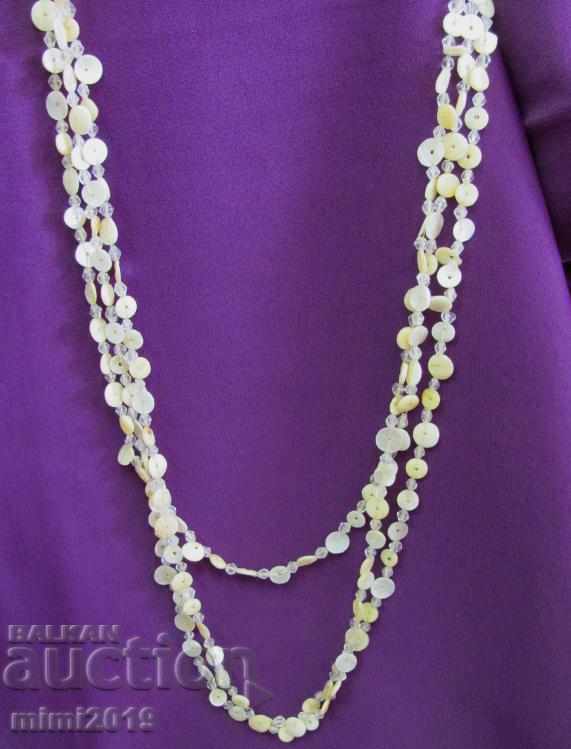 30s Vintage Women's Mother of Pearl Necklace with price 30.00 BGN | € 15.34 30s Vintage Women's Mother of Pearl Necklace with price 30.00 BGN | € 15.34