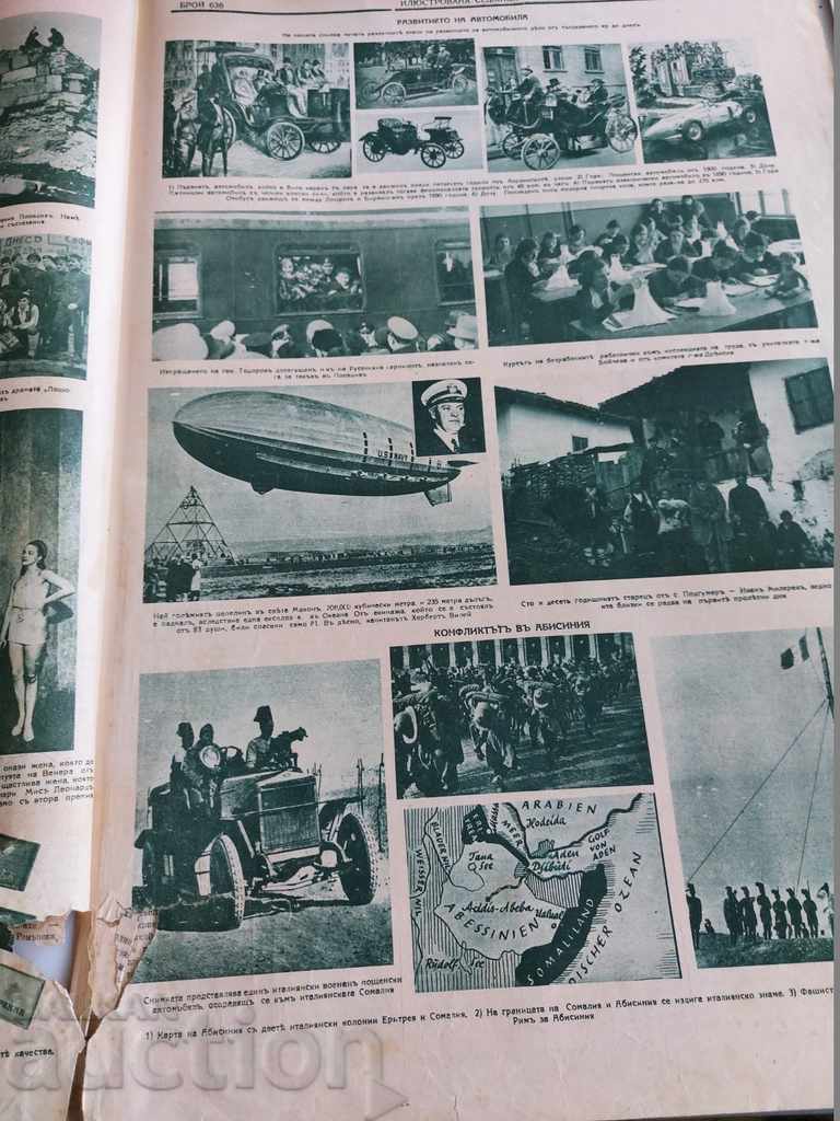 Livrarea 1935 ILUSTRATED WEEK NEWSPAPER MAGAZINE REGATUL BULGARIEI Livrarea 1935 ILUSTRATED WEEK NEWSPAPER MAGAZINE REGATUL BULGARIEI