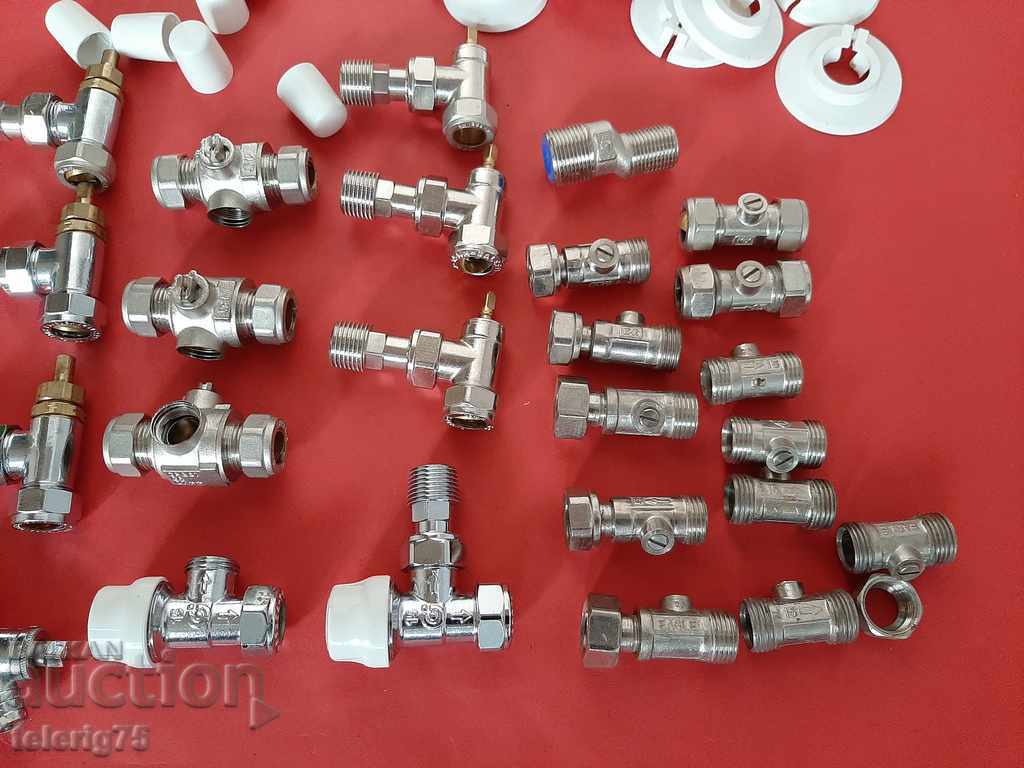 Auction  English Faucets Fittings Heating Plumbing Bronze-15mm