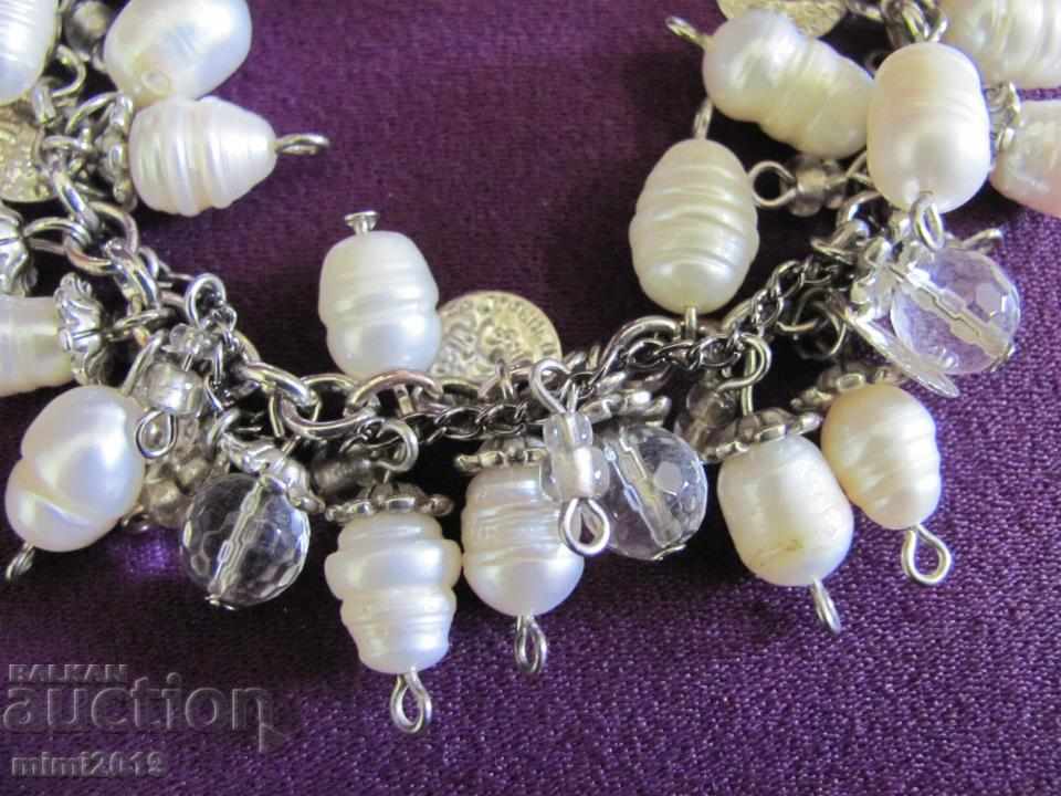 Vintage Women's Bracelet natural pearls with price 20.00 BGN | € 10.23 Vintage Women's Bracelet natural pearls with price 20.00 BGN | € 10.23