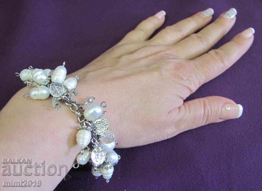 Auction Vintage Women's Bracelet natural pearls Auction Vintage Women's Bracelet natural pearls