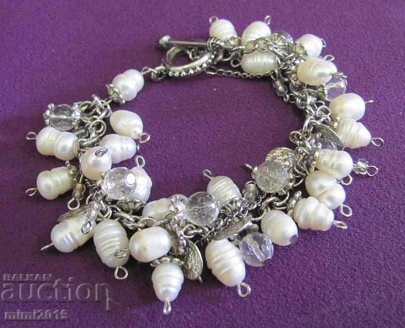 Vintage Women's Bracelet natural pearls - 5 Vintage Women's Bracelet natural pearls - 5