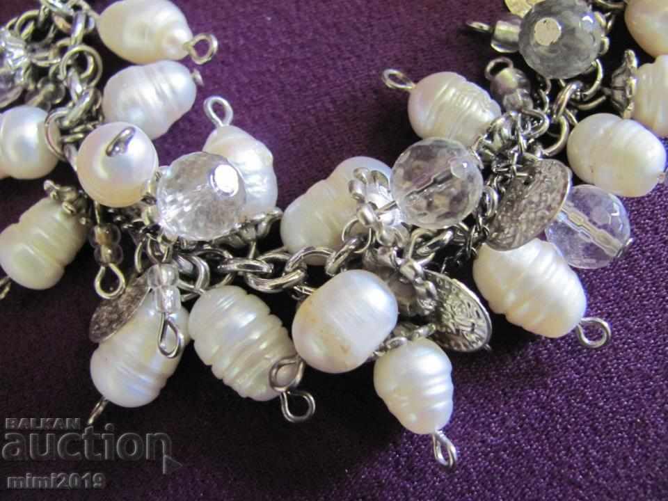 Vintage Women's Bracelet natural pearls - 6 Vintage Women's Bracelet natural pearls - 6