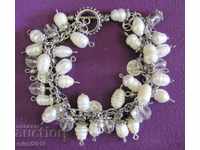 Vintage Women's Bracelet natural pearls