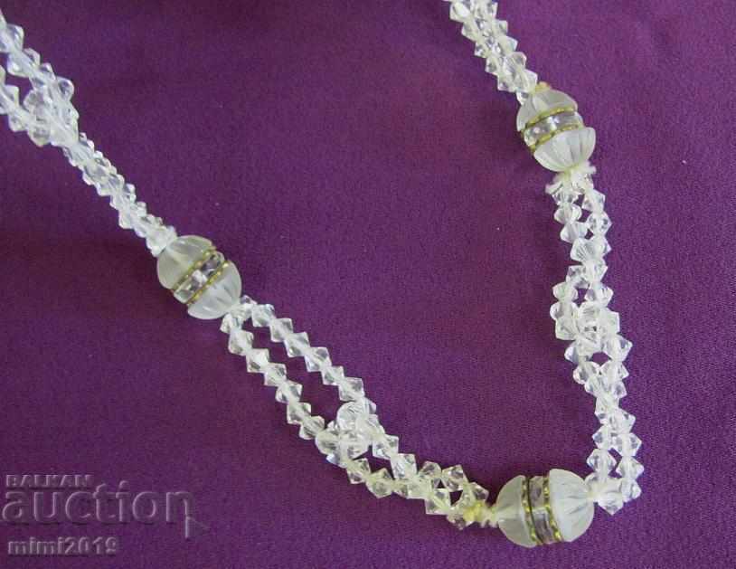 Delivery of 30s 2 pcs. Old Ladies Necklaces Crystal Beads Delivery of 30s 2 pcs. Old Ladies Necklaces Crystal Beads