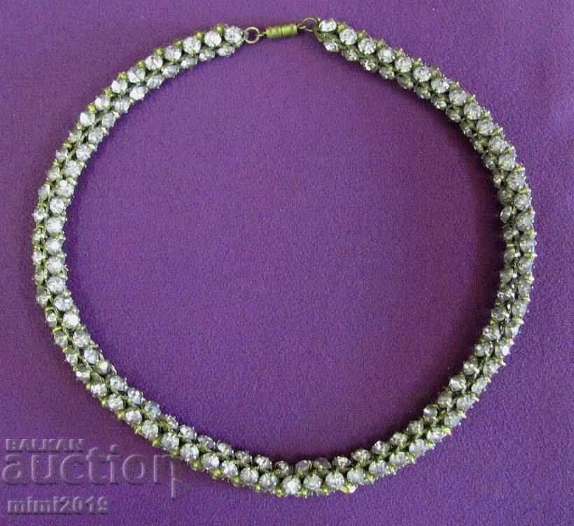 Γυναικεία κολιέ 19ου αιώνα με ανοιχτό μπλε κρυστάλλινα γυαλιά με τιμή 140.00 BGN | € 71.58 Γυναικεία κολιέ 19ου αιώνα με ανοιχτό μπλε κρυστάλλινα γυαλιά με τιμή 140.00 BGN | € 71.58