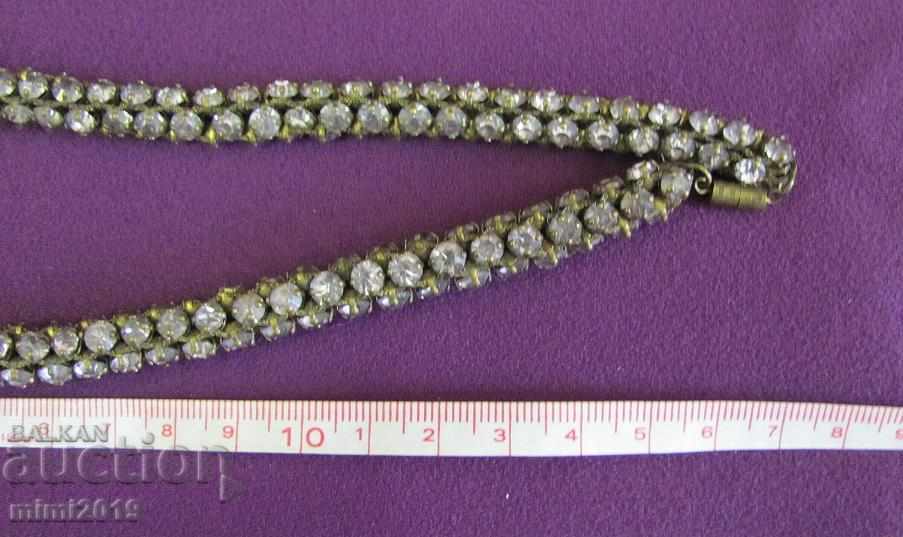 Γυναικεία κολιέ 19ου αιώνα με ανοιχτό μπλε κρυστάλλινα γυαλιά - 5 Γυναικεία κολιέ 19ου αιώνα με ανοιχτό μπλε κρυστάλλινα γυαλιά - 5