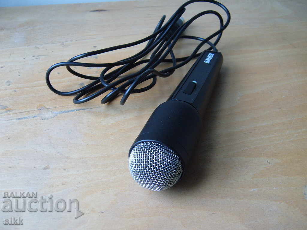 BAUER Microphone with price 30.00 BGN | € 15.34 BAUER Microphone with price 30.00 BGN | € 15.34