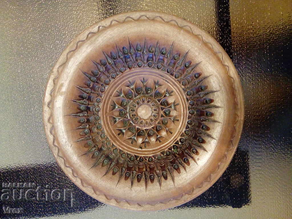 Old clay plate - unique with price 39.00 BGN | € 19.94 Old clay plate - unique with price 39.00 BGN | € 19.94