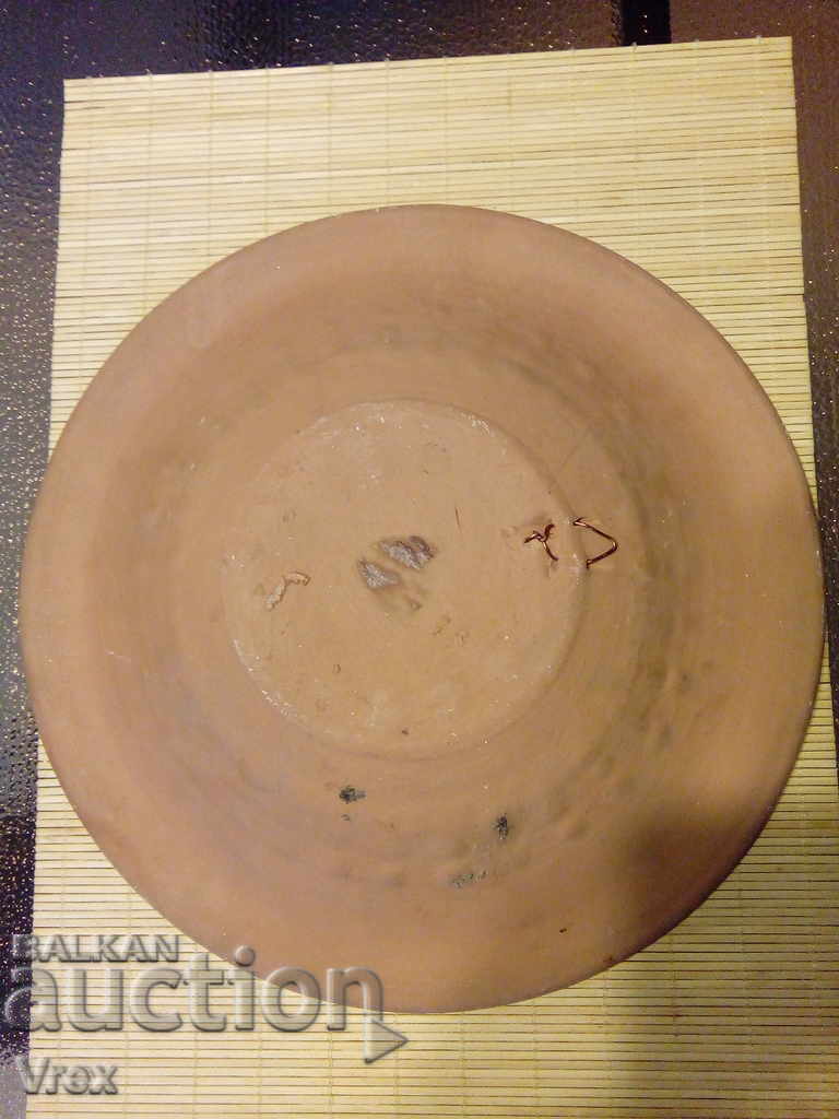 Delivery of Old clay plate - unique Delivery of Old clay plate - unique