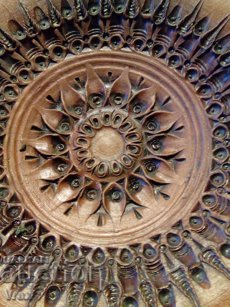 Old clay plate - unique - 7 Old clay plate - unique - 7