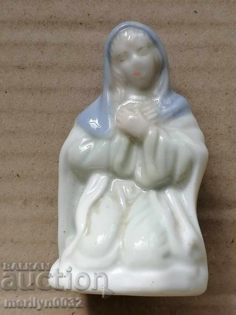 Figure of the Virgin Mary porcelain plastic, figurine, panel,