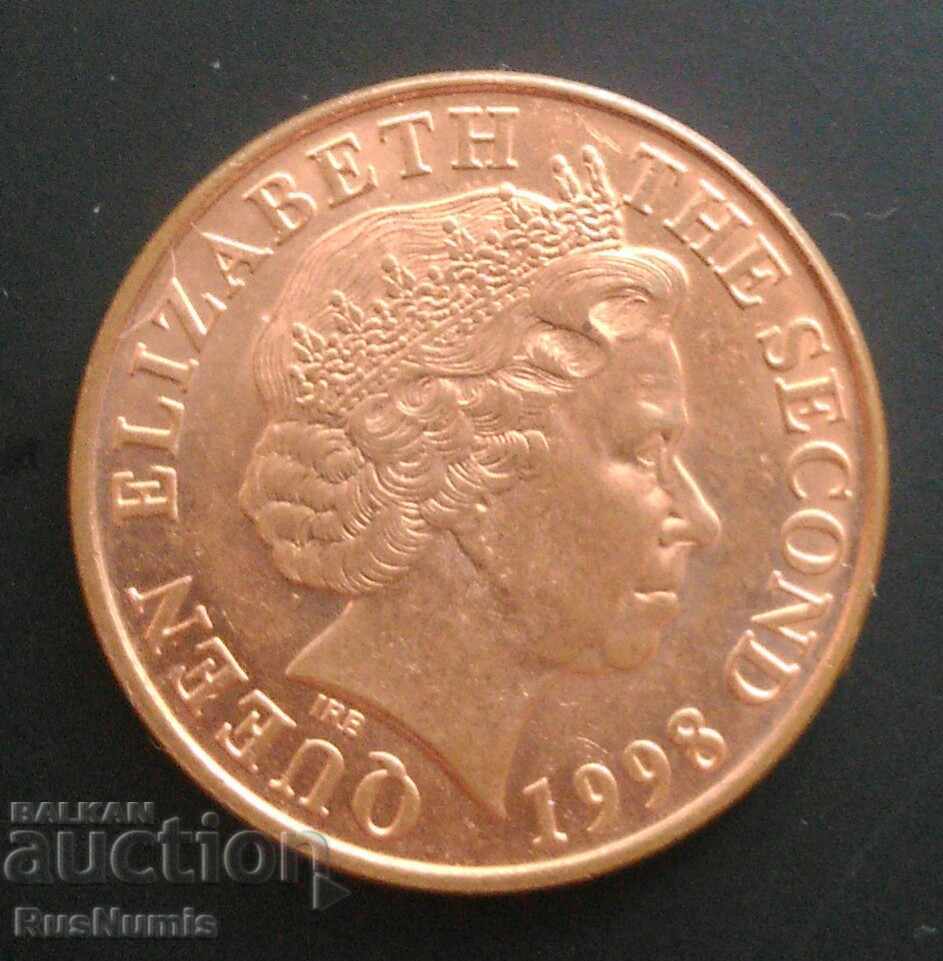 Jersey. 2 pence 1998 UNC. with price 3.00 BGN | € 1.53