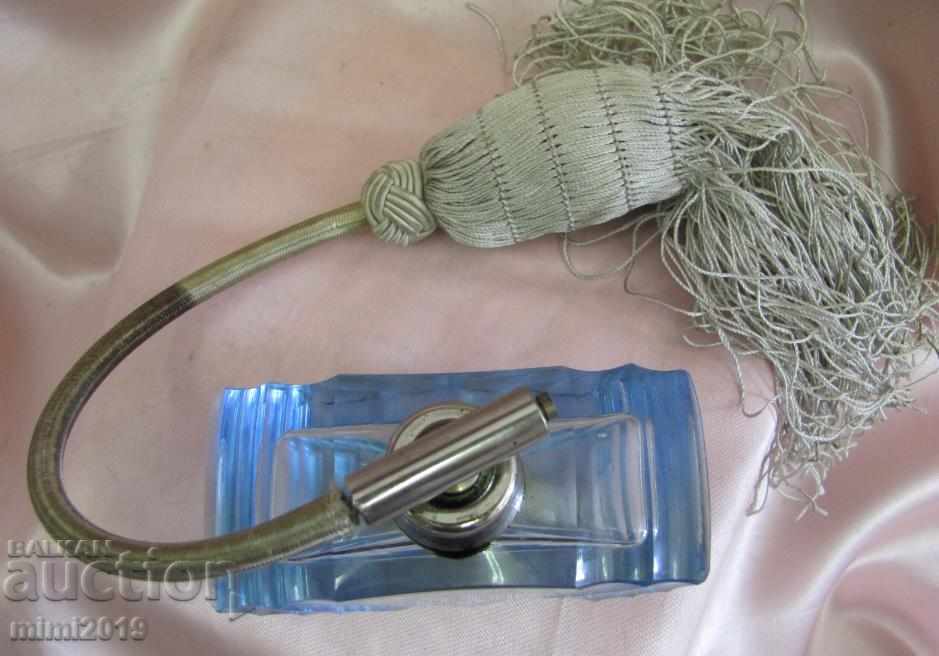 Old Crystal Bottle for Perfume Bohemia - 7 Old Crystal Bottle for Perfume Bohemia - 7